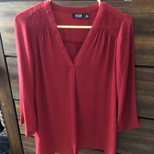 Pretty loose maroon top